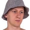 Ger3as Saunahattu Villa, Korkealaatuinen, Harmaa, Unisex Wellness-hattu - Image 3