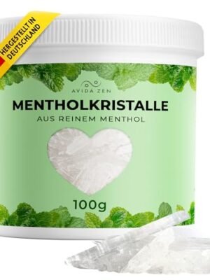 Raikastava Mentoli 100 g - Luonnolliset Sauna-Kristallit Minttuöljystä