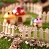 VORCOOL Pieni Puufence Miniatyyri, Taianomainen Puutarha Koriste - Image 5