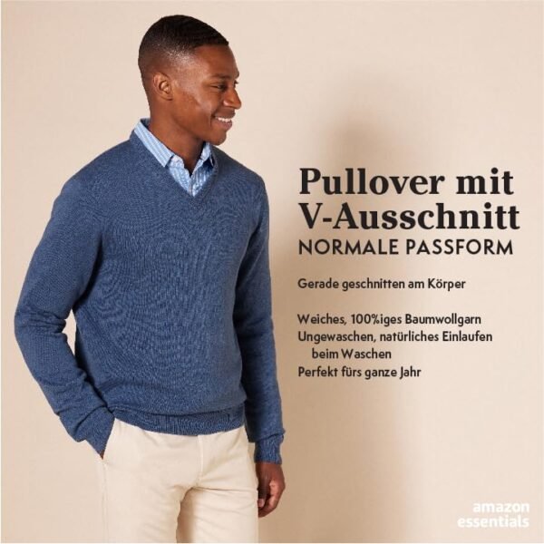 Amazon Essentials Miesten V-kaula-aukkopaita, saatavilla suurissa ko'oissa - Image 2