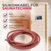 SULENO Saunan Kestävä Silikoni Kaapeli 3m, 5x2.5mm² - Image 3
